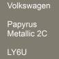 Preview: Volkswagen, Papyrus Metallic 2C, LY6U.